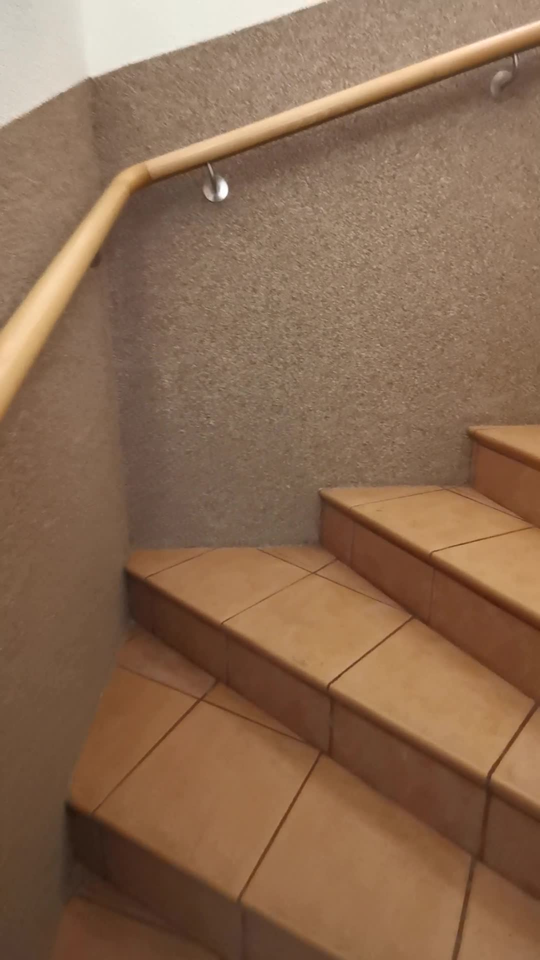 Machbarkeitstest von CHRIS auf der Treppe